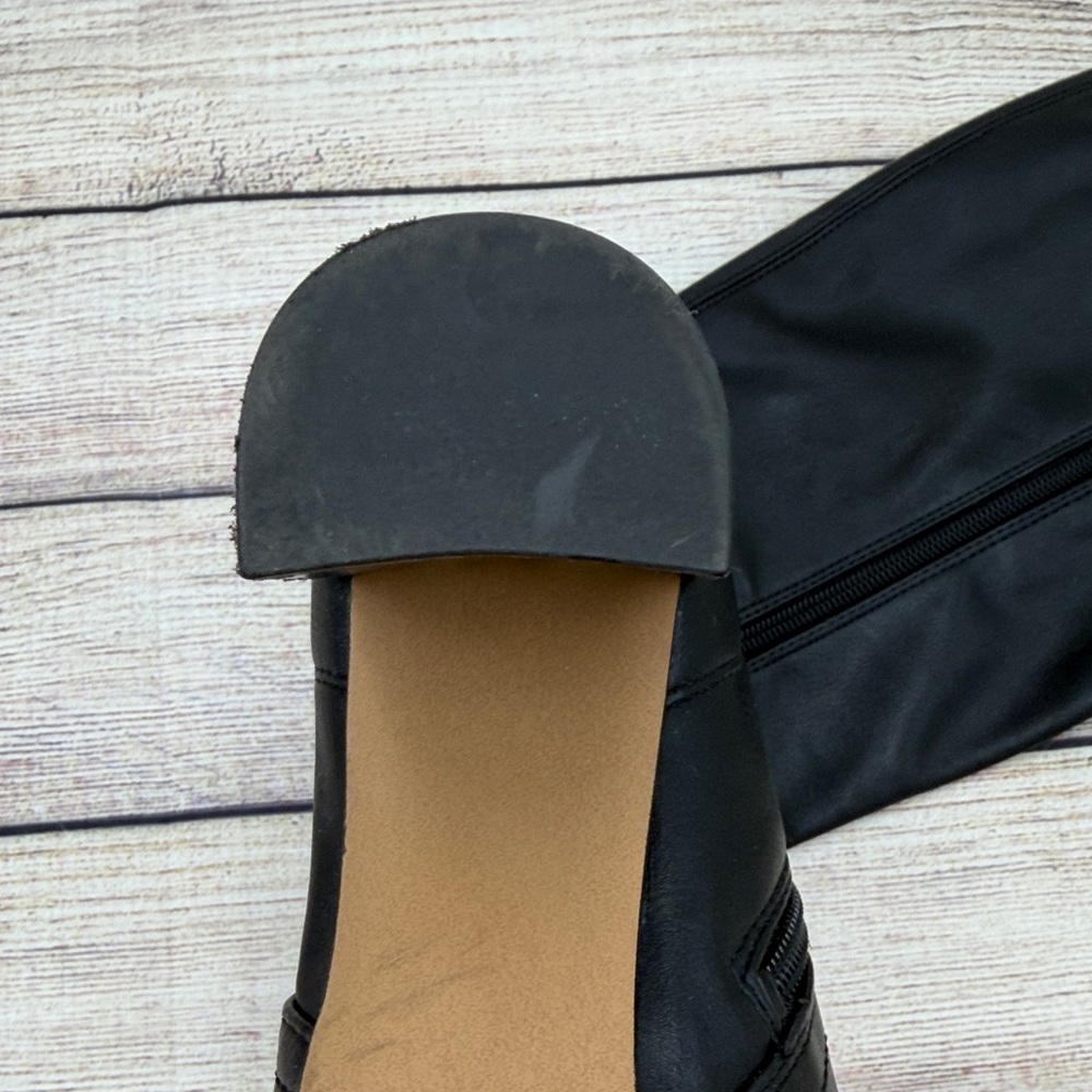 Franco Sarto Black Heeled Boots - Picture 5 of 11